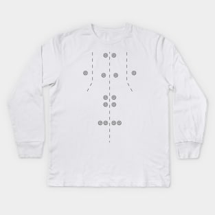 Acupuncture pressure points Kids Long Sleeve T-Shirt